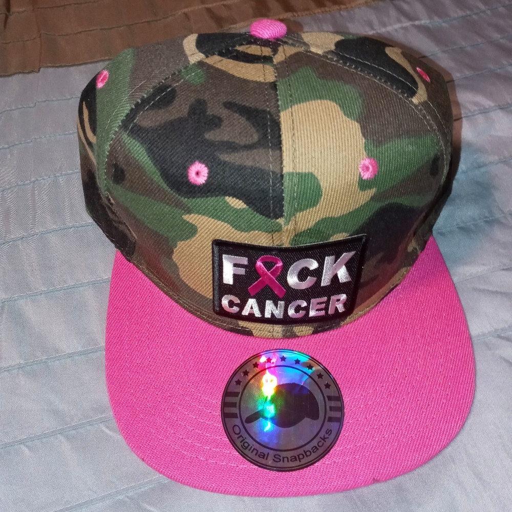 Comofluage cancer snapback